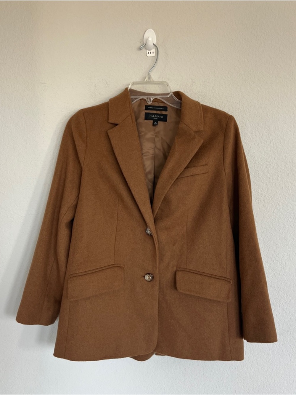 Talbots Brown Wool Blazer Size 4P
